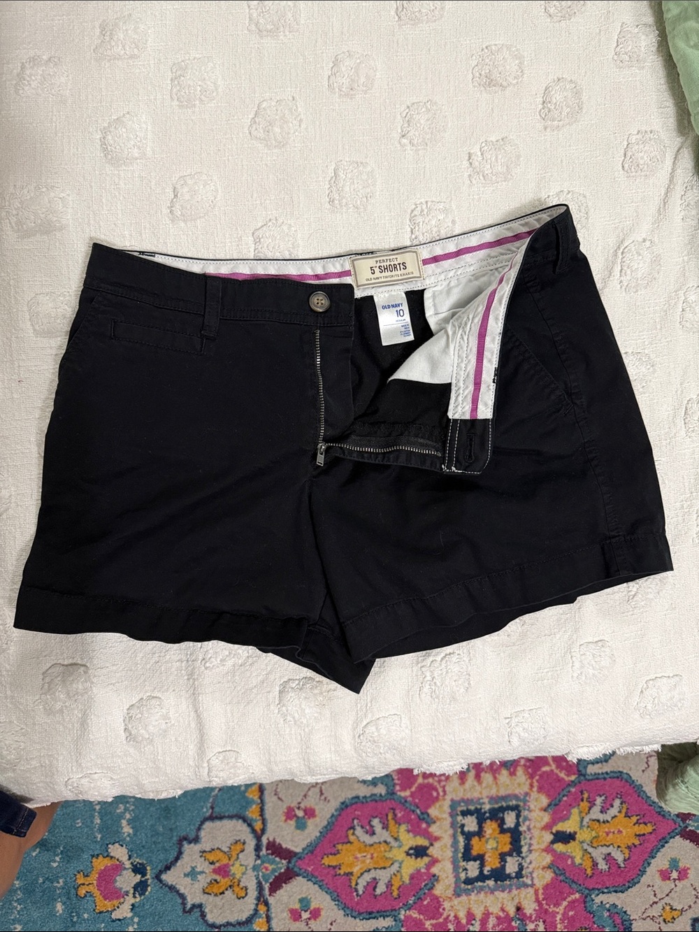 Black Women's 5" Chino Shorts